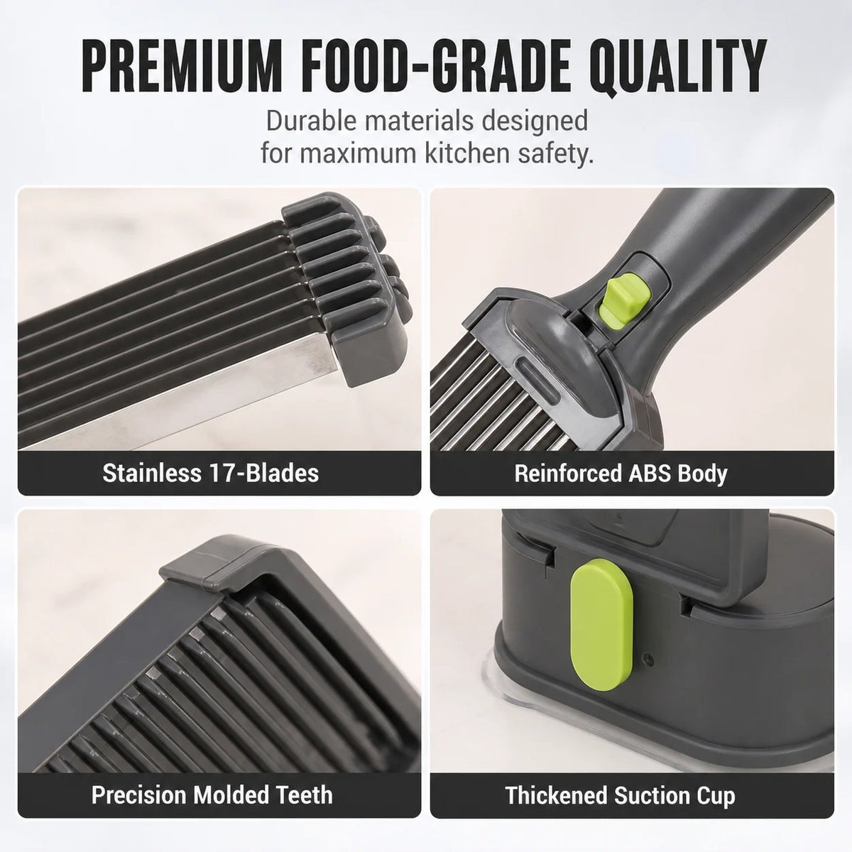 Professional Manual Fresh Meat Slicer and Shredder - Food-Grade Stainless Steel Kitchen Tool for Beef and Fish