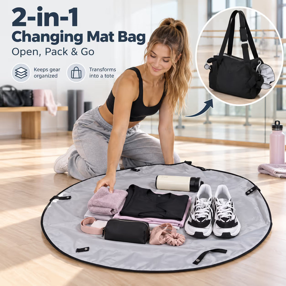 2-in-1 Changing Pad Tote Bag🎒