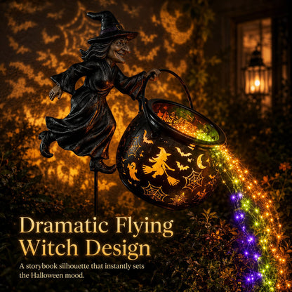 🌟2026 NEW HOT SALE 49% OFF🎃Halloween Witch Cauldron Garden Light