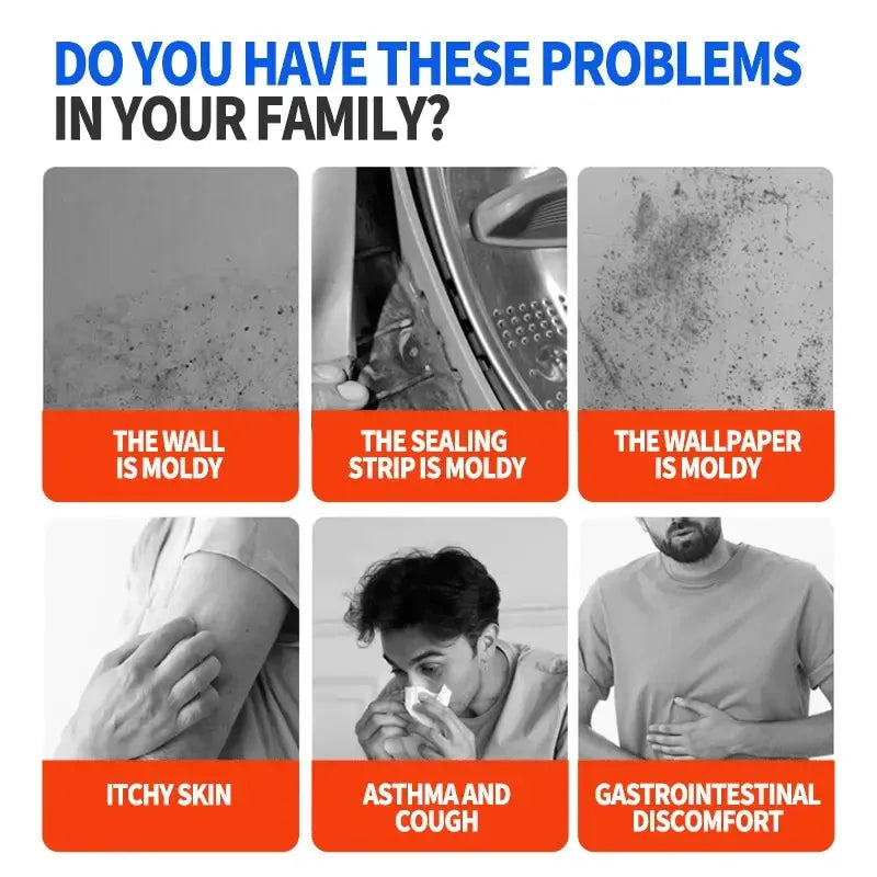 ✨ Fast-Acting Mold & Mildew Remover Spray for Walls