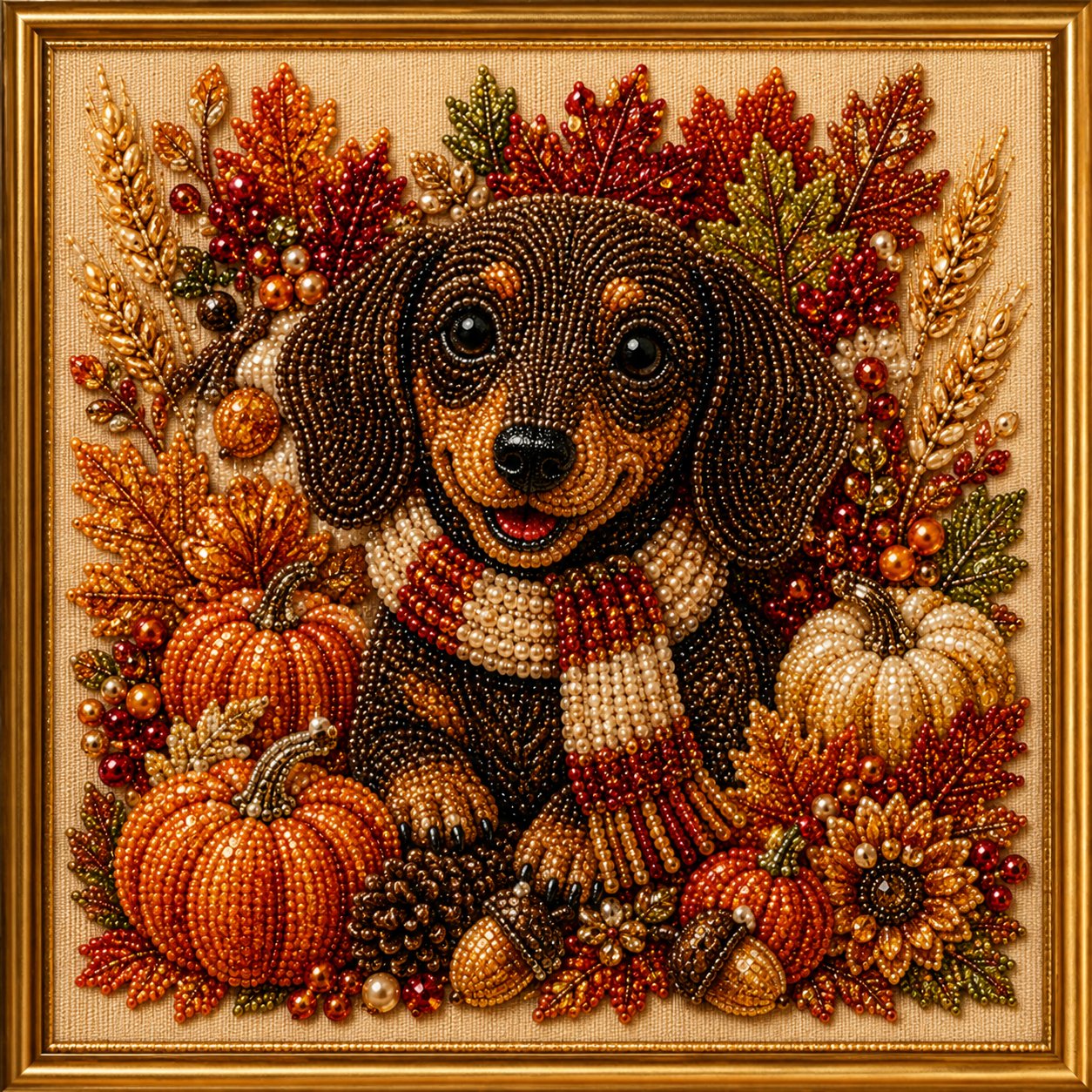 🔥HOT SALES  49% OFF – ✨ Premium 3D Pearl DIY Pet Portrait Art Kit | Luxury Flocked Canvas with Scratch-Resistant Non-Fading Pearl Beads DIY Handmade Festive Seasonal Decor 🐾💎