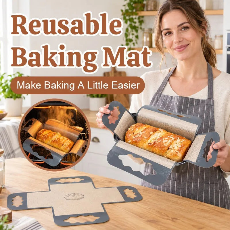🥐Cross‑Shape Food‑Safe Baking Liner, Simple Clean‑Up Alternative To Disposable Parchment Paper