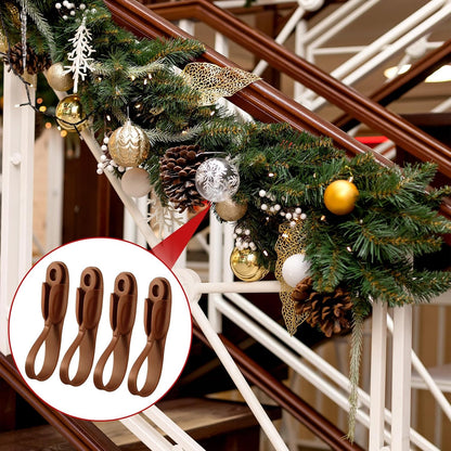 🎅 6Pcs Christmas Garland Hanger Mantle Garland Hooks, No Drill
