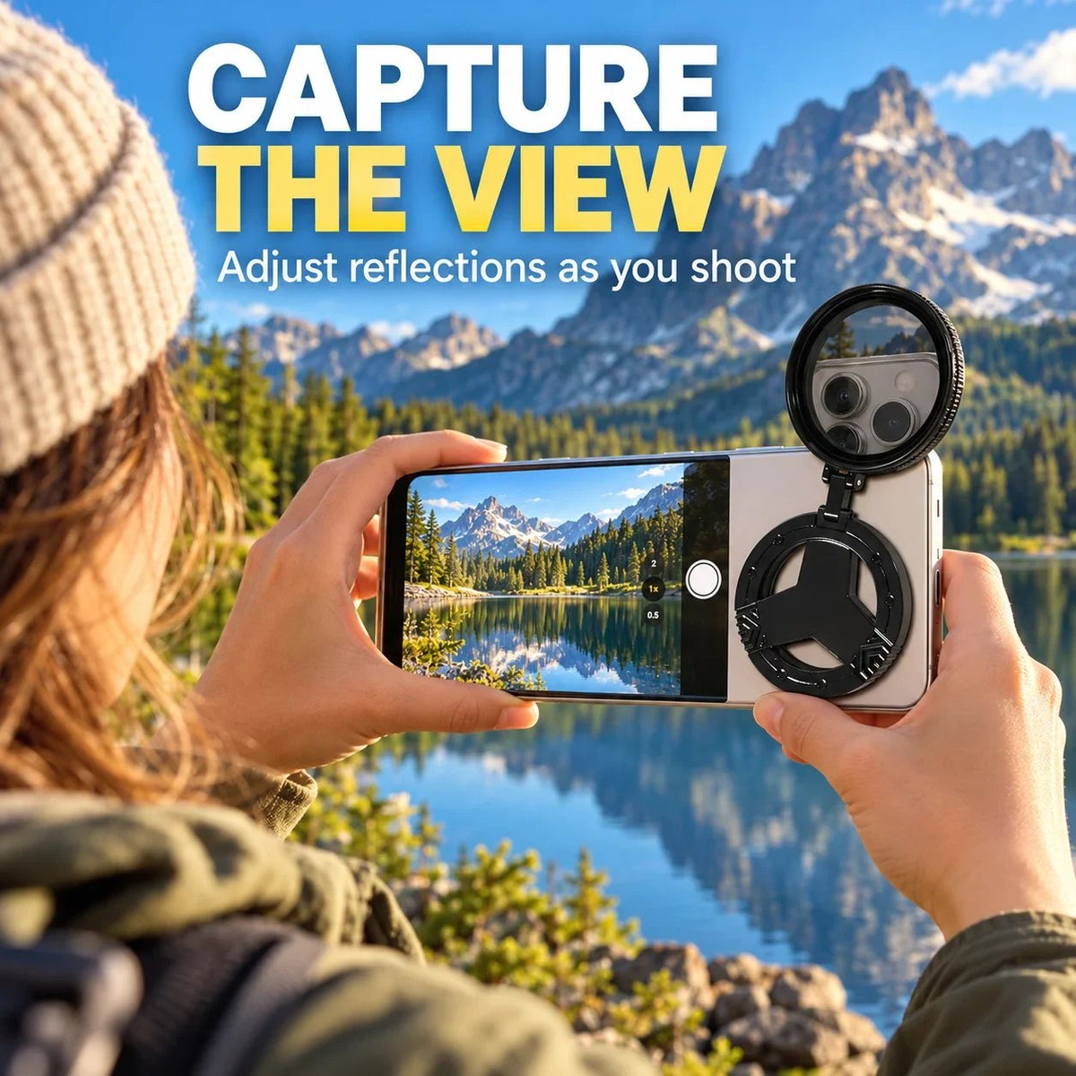 📱 Magnetic Phone CPL Polarizing Filter