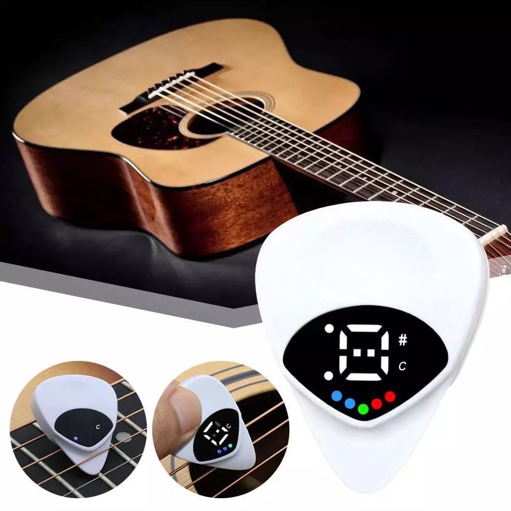 ✨2-in-1 Guitar Picks-Acoustic Guitar Tuner
