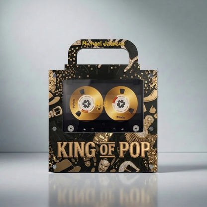 🎵 Iconic Pop Star NFC Fridge Magnet Music Player | Retro Vinyl Style Decor