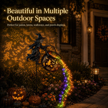 🌟2026 NEW HOT SALE 49% OFF🎃Halloween Witch Cauldron Garden Light