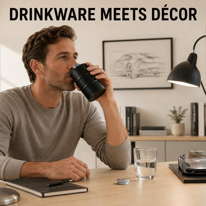 🛢️Novelty Oil‑Drum Shaped Flask | Leak‑Resistant Beverage Vessel for Auto‑Lovers & Man Cave Decor