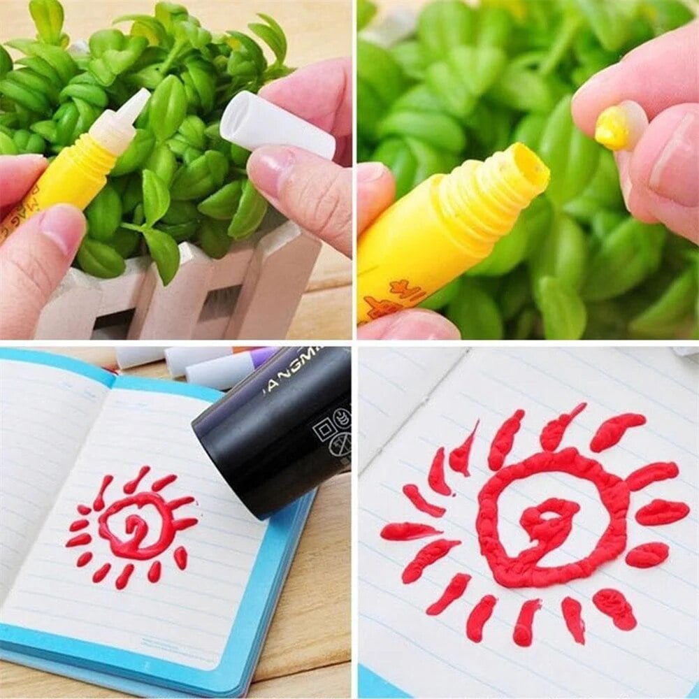 💥LAST DAY BUY 2 GET 1 FREE!!🎁🔮Magic Pen – Draw 3D with one stroke!🎄 DIY Bubble Popcorn Drawing Pens