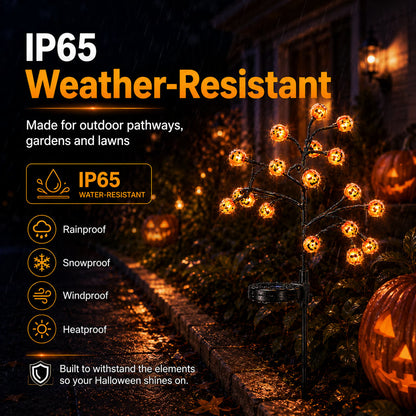 👻Early Halloween Sale 🎃 Solar Pumpkin Stake Lights
