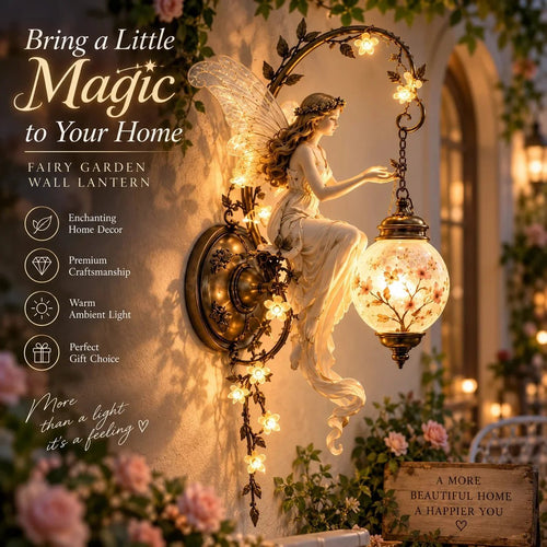 ⏳ Last Day 49% OFF🔥Enchanted Fairy Blossom Lantern Wall Light