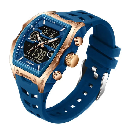 ⌚ Read It in the Dark – Men's Dual Display Sports Watch with Luminous Dial. Waterproof & Rugged. 50% Off. UK Stock