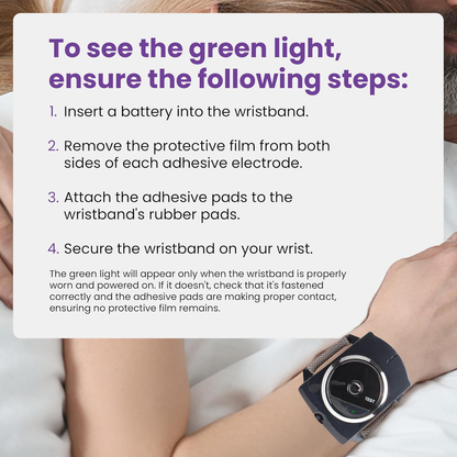 Smart Anti-Snoring Wristband, Vibration Posture Corrector