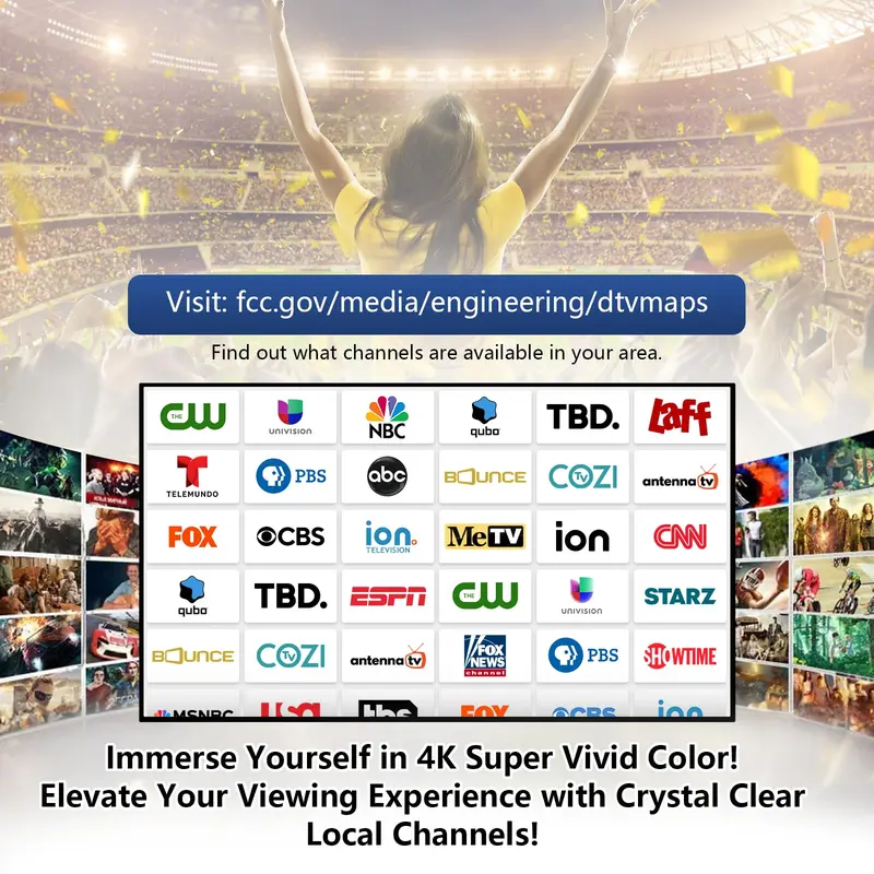 Digital TV Antenna for Smart TV Indoor