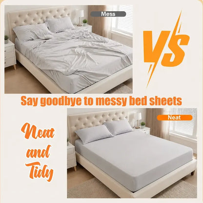 4-Pack Heavy Duty Bed Sheet Clips, Locking Mattress Corner Holders🛏️