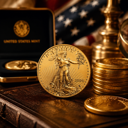 LIMITED MINTAGE🔥Last 30pcs🔥🔥 2026 American Gold Eagle - 40th Anniversary Gold Coin Represents A Historical Milestone