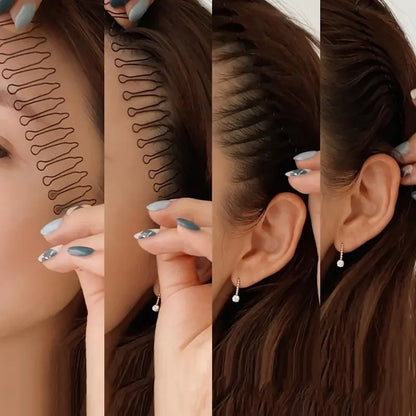 3pcs Solid Color Wavy Hair Pins Bangs Holders Bobby Hair Pins💥