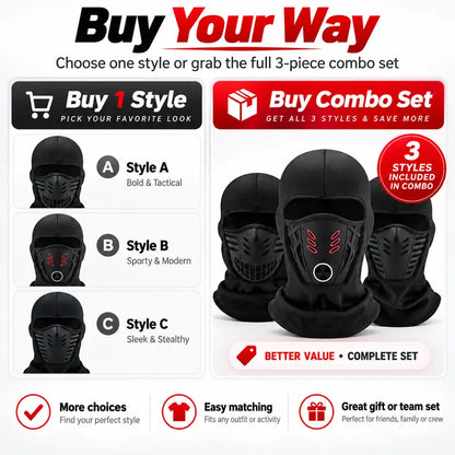 Winter Rider Warm Anti-Haze Balaclava Full Face Mask