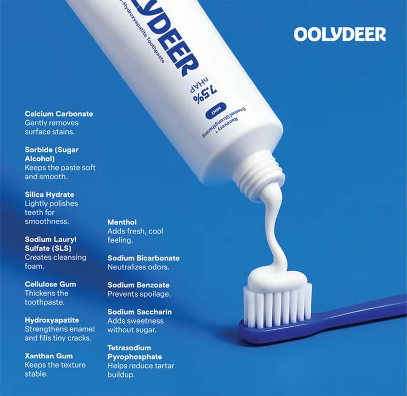 Nano Hydroxyapatite Toothpas-Whiten & Soothe Sensitive Teeth🪥
