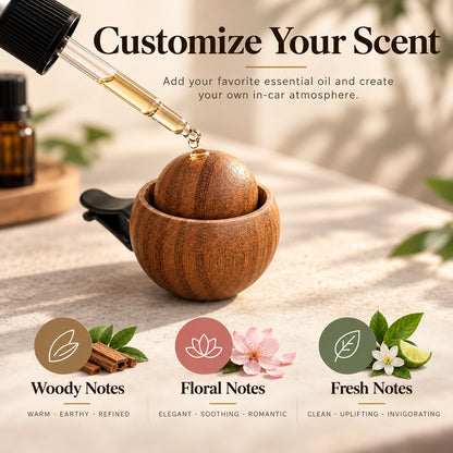 Essential Oil Air Vent Clip - Compact, Elegant & Naturally Refreshing 💧