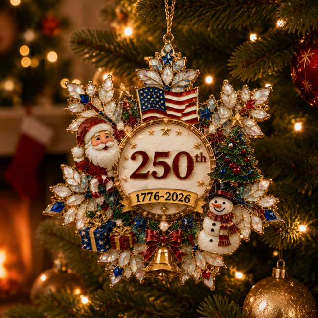 🔥Snowflake Christmas tree ornament