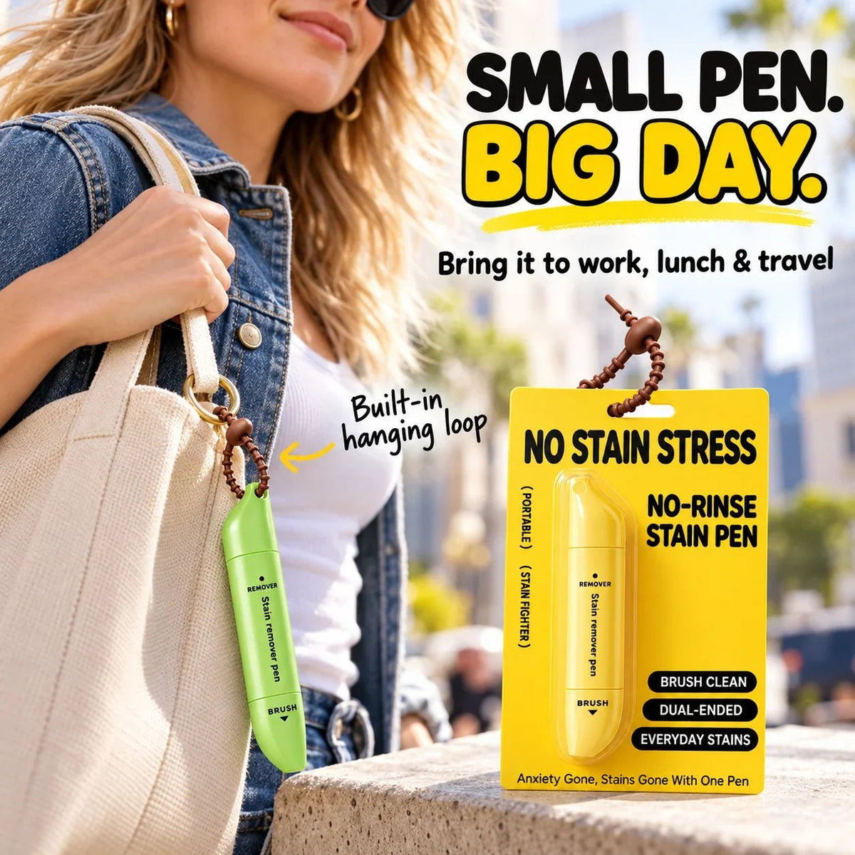 💧Portable Dual-Head Stain Remover Pen✏️