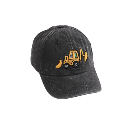 🚜Toddler Excavator Baseball Hat