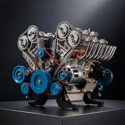 🏎️🛠️The Ultimate Desktop Masterpiece: Miniature V8 Small-Block Static Model Kit