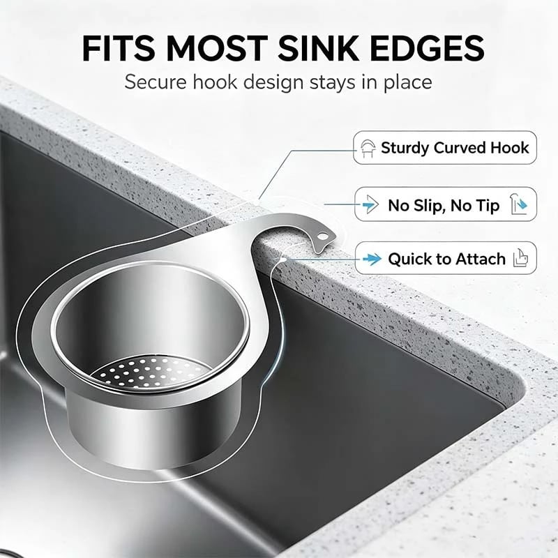 💧Stainless Steel Swan Sink Strainer Basket🦢💧
