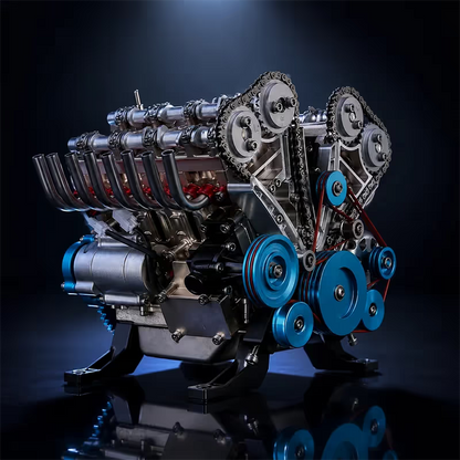 🏎️🛠️The Ultimate Desktop Masterpiece: Miniature V8 Small-Block Static Model Kit