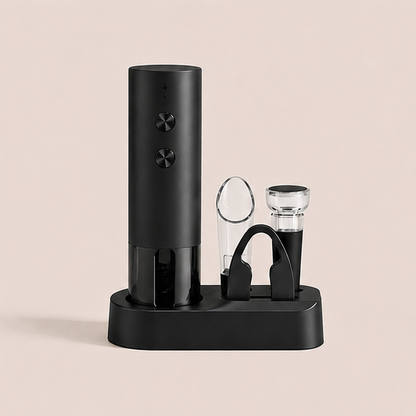 Rechargeable Electric Wine Opener – One-Touch Automatic Corkscrew
