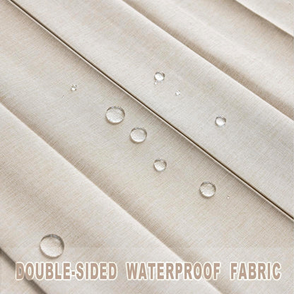 Room Partition Divider Curtains, Pleated Folding Door Curtain for Doorways