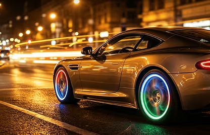 Waterproof LED Tire Valve Cap Light