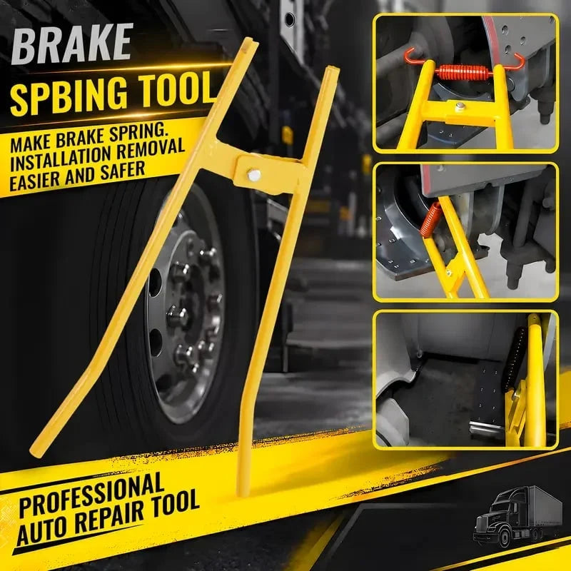 Truck Brake Spring Tool LT890 Heavy Duty Truck Brake Spring Slack Adjustable Tool Anchor Pin Spings Installer for Semi Trucks Brake Spring Pliers Air Drum Brake Shoe Spring Tool