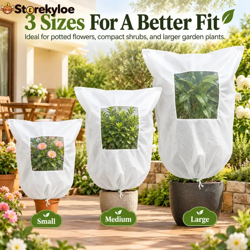 Plant Frost Cover Nonwoven Reusable Warm Shrubs Blanket 🎍