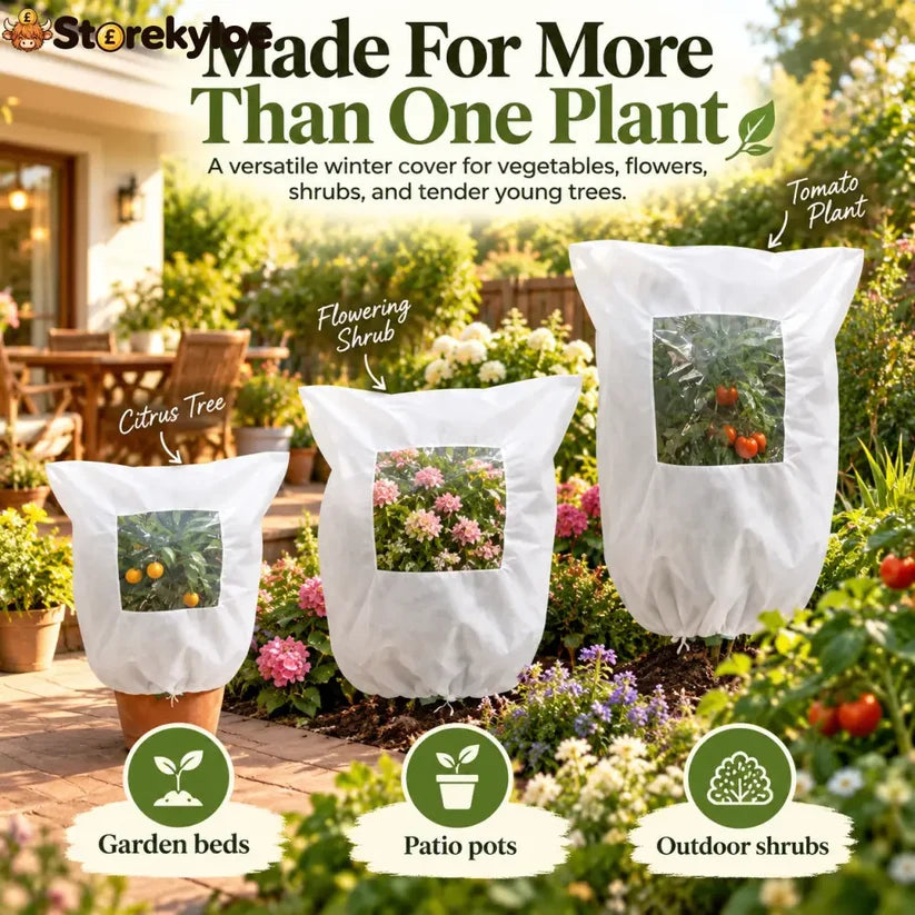 Plant Frost Cover Nonwoven Reusable Warm Shrubs Blanket 🎍