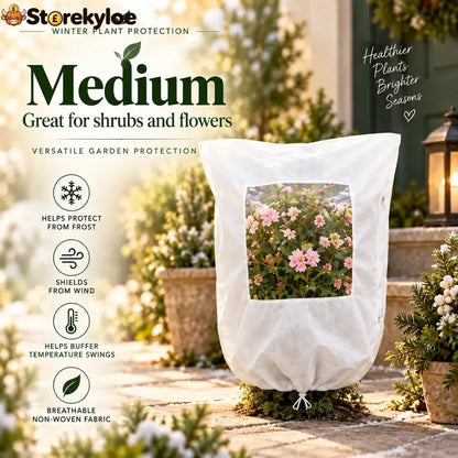 Plant Frost Cover Nonwoven Reusable Warm Shrubs Blanket 🎍