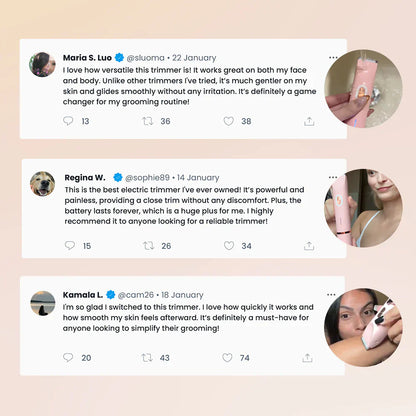 Painless Pubic Hair Trimmer for Women