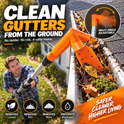 🔥No-Climb Gutter Cleaning Tool
