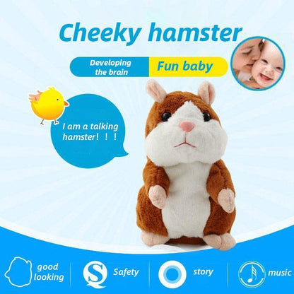 🐹 Talking Hamster Plush That Repeats Your Voice