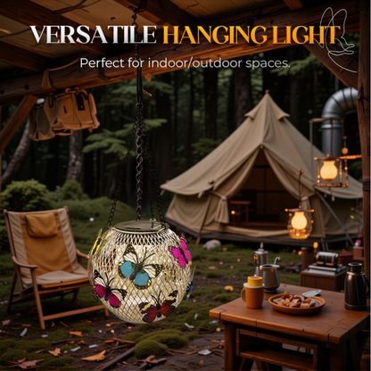 ⏳LAST DAY SALE 50% OFF !!📢Solar Pendant Lamp Art Of Iron