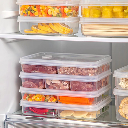 Contenedor de Alimentos Reutilizable con Divisiones
