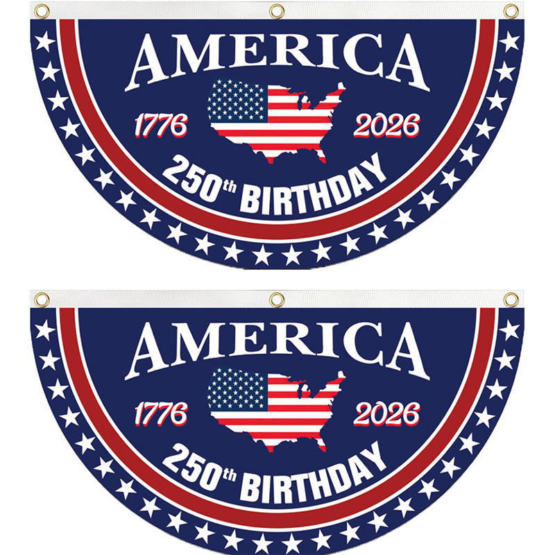 Honor Your American Pride🔥Handcrafted by Veterans - 250th Anniversary USA Fan Flag🎖️