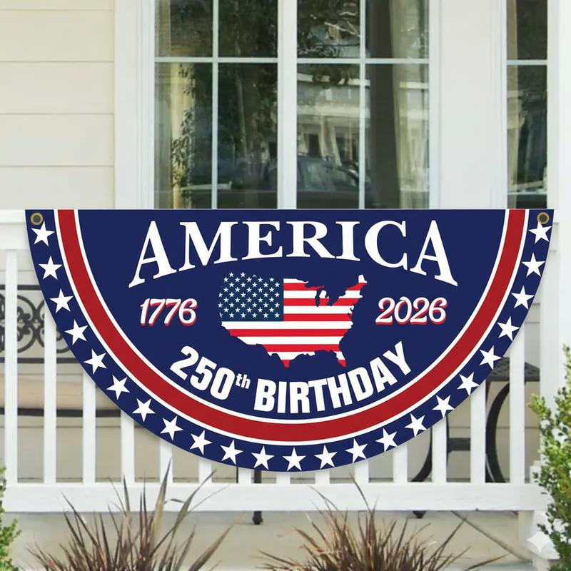 Honor Your American Pride🔥Handcrafted by Veterans - 250th Anniversary USA Fan Flag🎖️