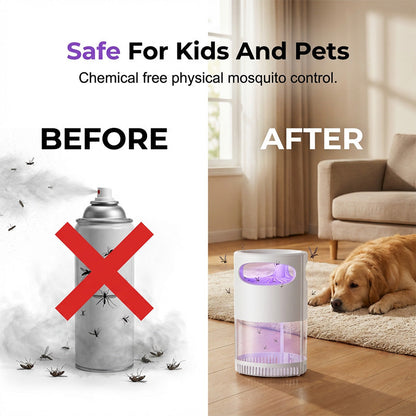 🥳2026 HOT SALE💞🦟 UV Mosquito Killer Lamp – quiet, USB, chemical-free. 🔇🌙