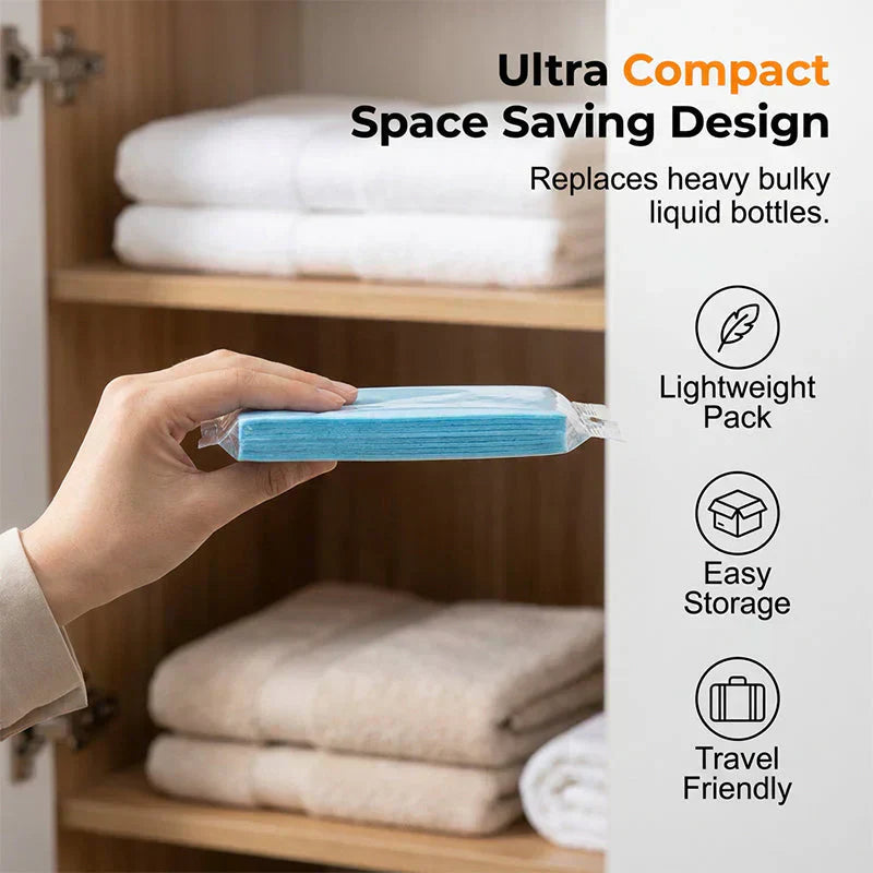 Water-Soluble Floor Cleaning Sheets