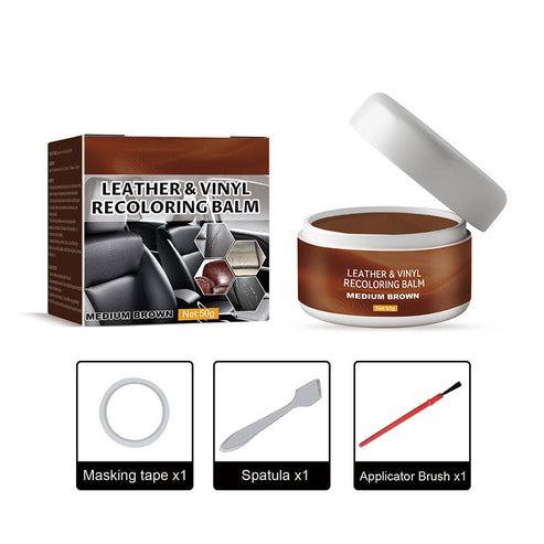 Leather Repair Paste – Fills scratches & scuffs, restores texture. Available in multiple colours💺🛡️