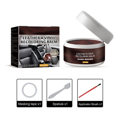 Leather Repair Paste – Fills scratches & scuffs, restores texture. Available in multiple colours💺🛡️