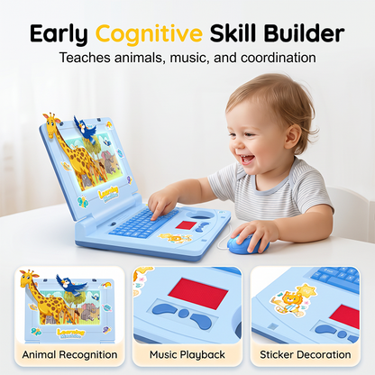 Interactive Simulation Toy Laptop
