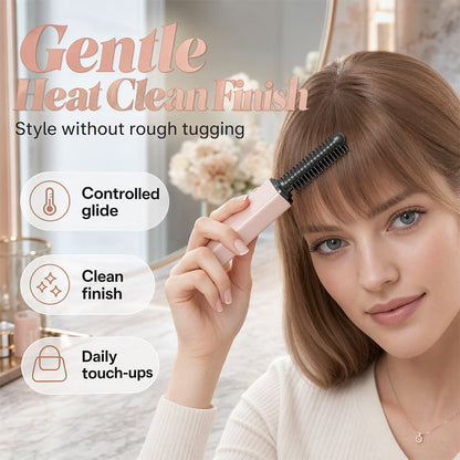 💇 Cordless Mini Bang Styling Comb